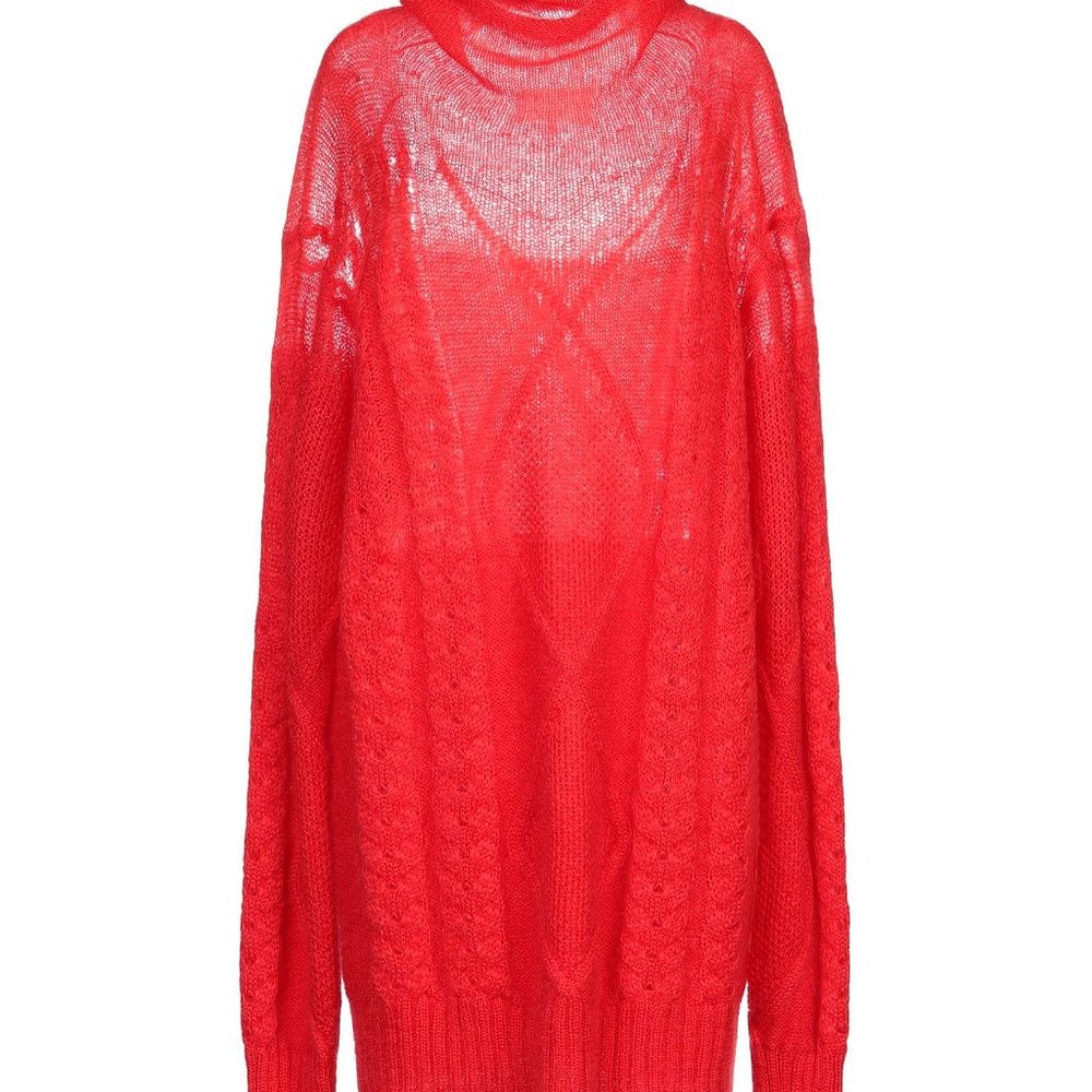 **HP 2/15** Maison Margiela Red Sweater Dress - Picture 3 of 4